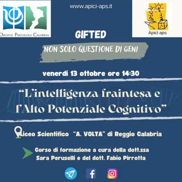 images Reggio Calabria: attività ed eventi dedicati alla giftedness
