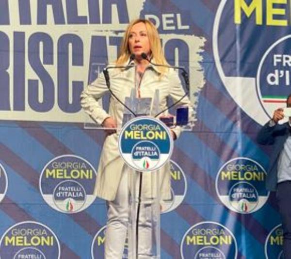 images Ballottaggio, Meloni: "Anche senza apparentamento, sostegno a Donato per battere il fronte della sinistra"