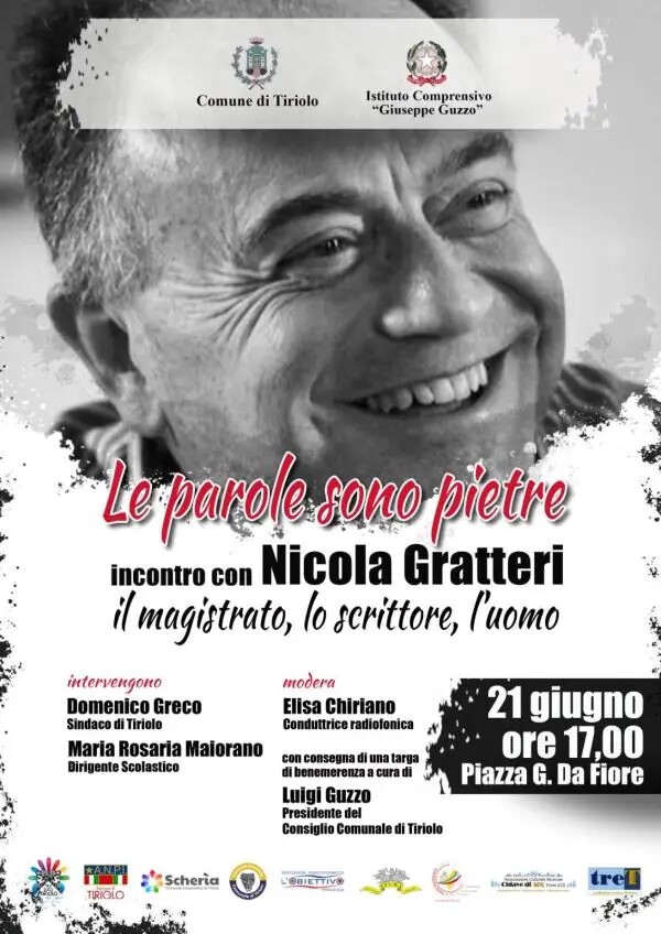 images "Le parole sono pietre", gli alunni di Tiriolo incontreranno il procuratore Gratteri