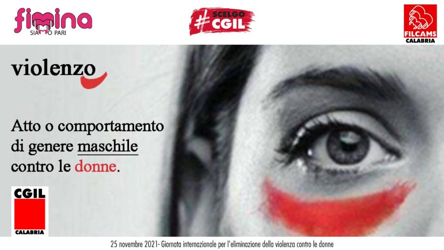 "Violenzo": il messaggio della CGIL Calabria in occasione del 25 novembre images "Violenzo": il messaggio della CGIL Calabria in occasione del 25 novembre