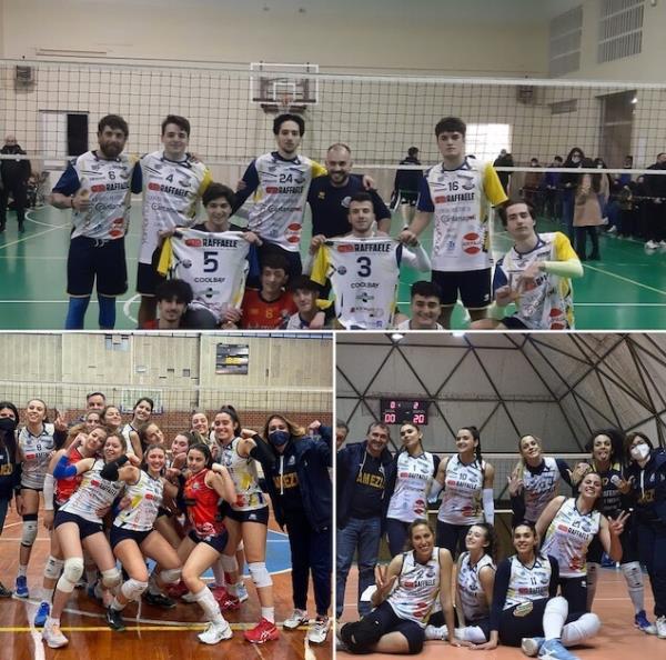 images Volley, strepitoso mercoledì per la Raffaele Lamezia con 3 vittorie su 3