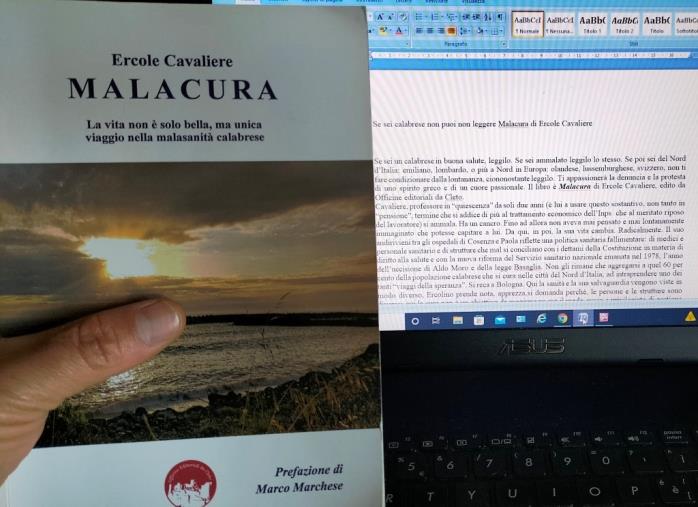 images Libri, se sei calabrese non puoi non leggere "Malacura" di Ercole Cavaliere