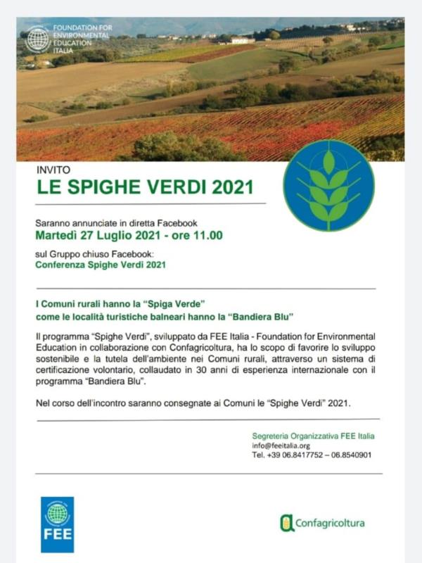 Spighe verdi 2021. Zicchinella: "Il comune di Sellia in finale"  images Spighe verdi 2021. Zicchinella: "Il comune di Sellia in finale"