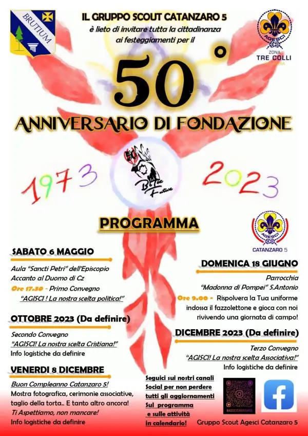 Al via il 6 maggio le celebrazioni del 50enario del "Gruppo Scout Catanzaro 5" images Al via il 6 maggio le celebrazioni del 50enario del "Gruppo Scout Catanzaro 5"