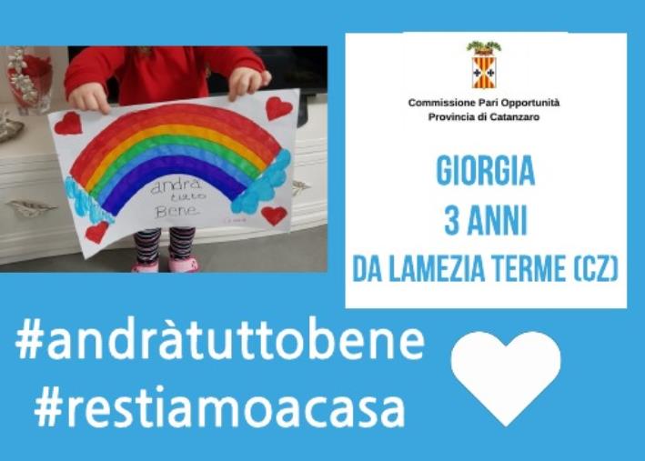 images Commissione Pari Opportunità della Provincia: "I disegni dei bimbi ci ricordano che #andràtuttobene, ma ognuno faccia la propria parte"