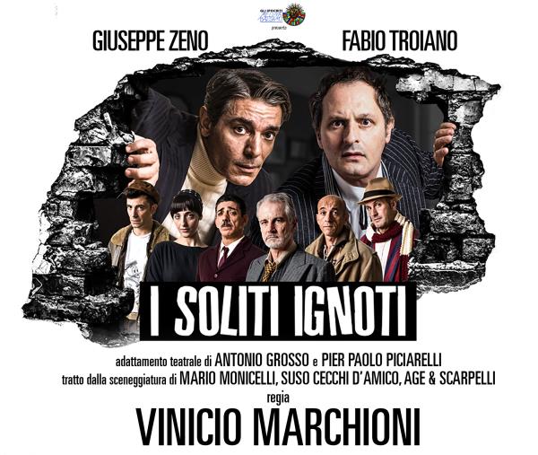 images Politeama a Catanzaro, domani in scena 'I soliti ignoti' con Giuseppe Zeno e Fabio Troiano