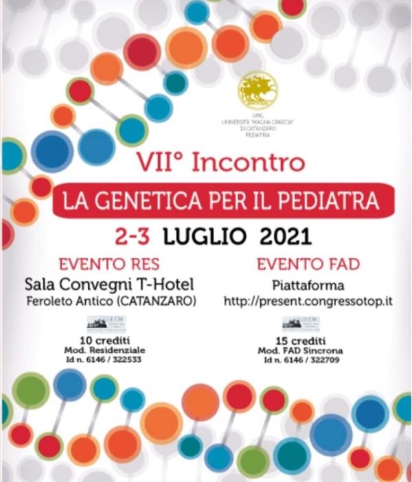 Sanità. "La genetica per il pediatra": una due giorni per essere aggiornati sulle novità nelle malattie rare images Sanità. "La genetica per il pediatra": una due giorni per essere aggiornati sulle novità nelle malattie rare