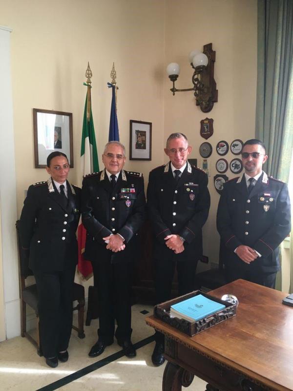 Il Comandante dei Carabinieri Unità Forestali, ambientali e Agroalimentari  in visita in Calabria images Il Comandante dei Carabinieri Unità Forestali, ambientali e Agroalimentari  in visita in Calabria