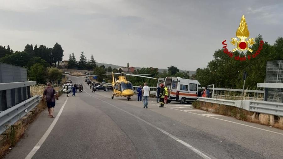 images E' morto il bambino di 11 anni rimasto coinvolto in un incidente a Chiaravalle: donati gli organi