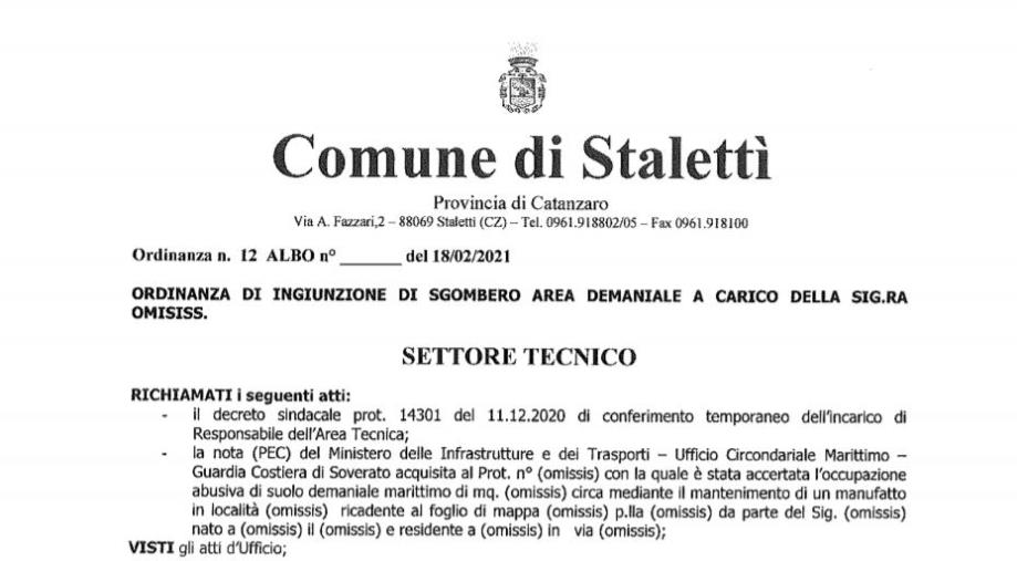 images Stalettì, continua il braccio di ferro tra Comune e privati per salvare il demanio marittimo