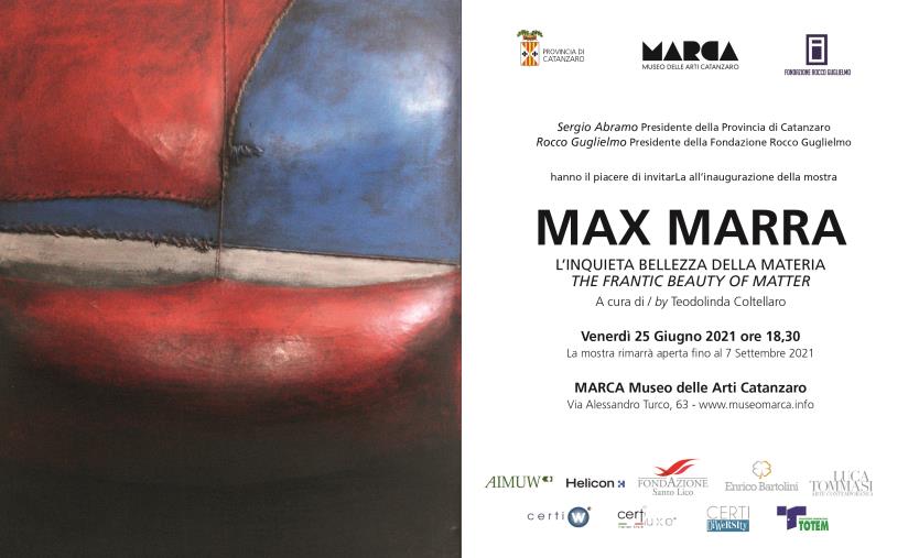 images Catanzaro. Al Marca il 25 giugno inaugura "L'inquietante bellezza della materia", la personale di Max Marra