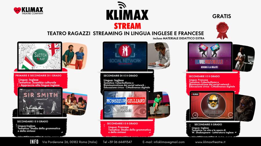 Catanzaro, Progetto “Klimax Stream”: nelle scuole arriva il teatro digitale e in lingua straniera images Catanzaro, Progetto “Klimax Stream”: nelle scuole arriva il teatro digitale e in lingua straniera