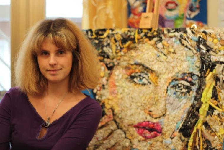 images Coronavirus. L'artista Lady Be raccoglie 6500 € con un'asta on line di opere realizzate a Catanzaro per gli ospedali del centro nord