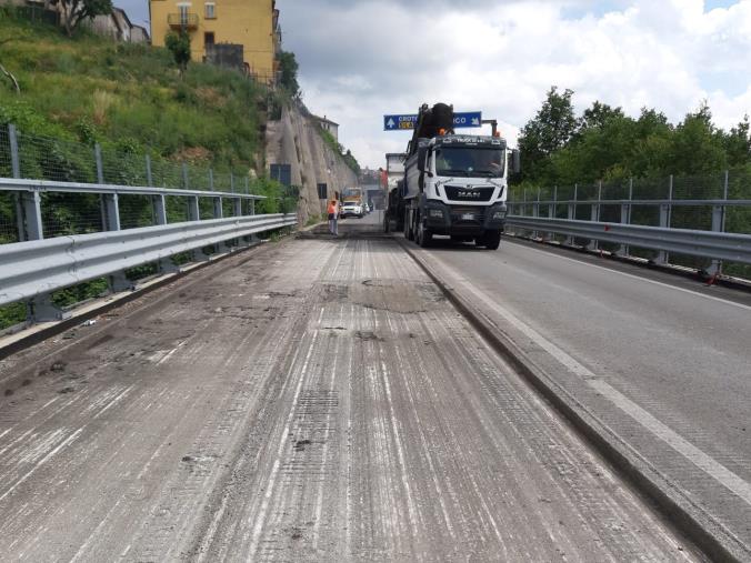images Riaperto al traffico il viadotto Cannavino 