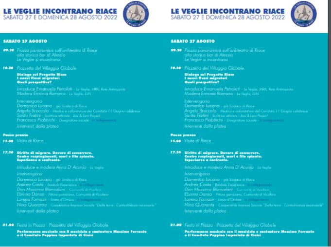 “Le Veglie contro le morti in mare”, il 27 e il 28 agosto a Riace la festa-incontro images “Le Veglie contro le morti in mare”, il 27 e il 28 agosto a Riace la festa-incontro