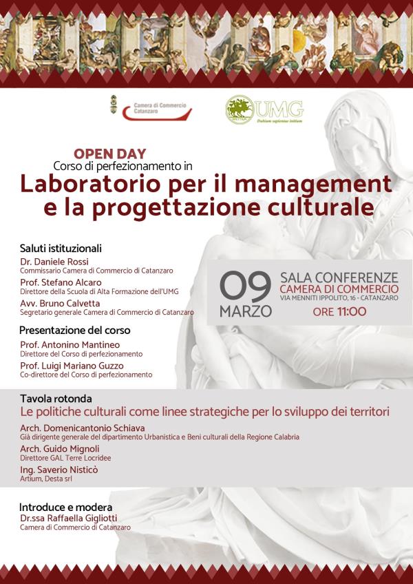 Valorizzazione del patrimonio culturale, la Camera di Commercio di Catanzaro supporta il corso di perfezionamento Umg
images Valorizzazione del patrimonio culturale, la Camera di Commercio di Catanzaro supporta il corso di perfezionamento Umg