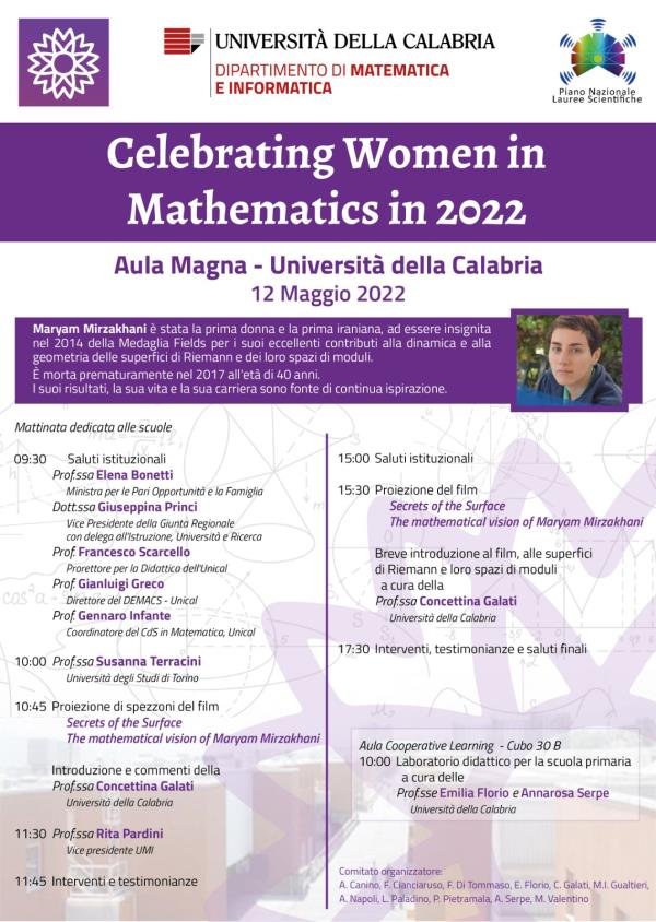 images All’Unical la giornata Internazionale delle donne nella Matematica