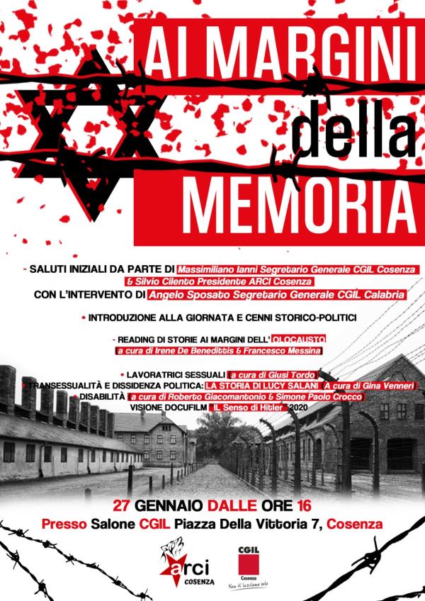 images Giornata della memoria, a Cosenza l'evento di Cgil e Arci