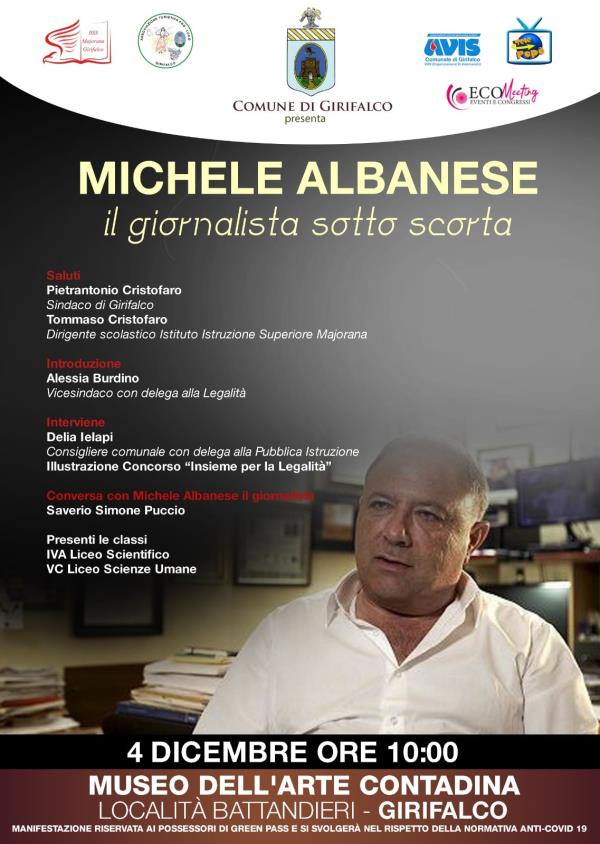 images Un giornalista sotto scorta: Michele Albanese si racconta agli studenti di Girifalco