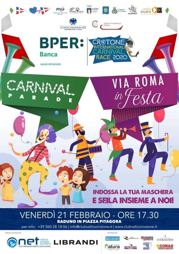 images Domani a Crotone per Carnival Parade maschere colorate e costumi invaderanno il centro cittadino 