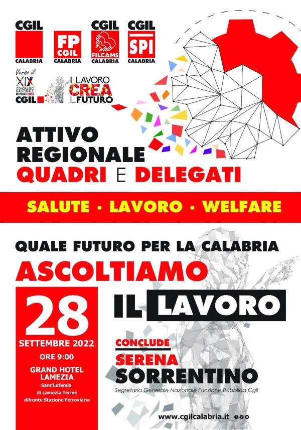 images “Salute, lavoro, welfare", confronto dei sindacati a Lamezia Terme  