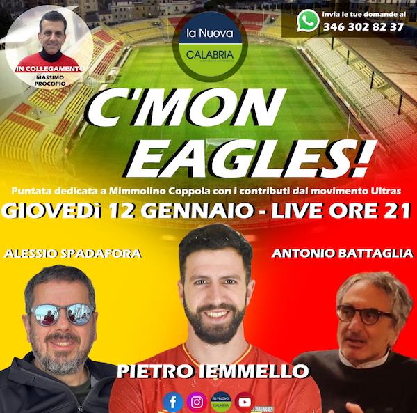 C'MON EAGLES: puntata dedicata al mitico Mimmolino Coppola e a tu per tu col bomber Iemmello images C'MON EAGLES: puntata dedicata al mitico Mimmolino Coppola e a tu per tu col bomber Iemmello