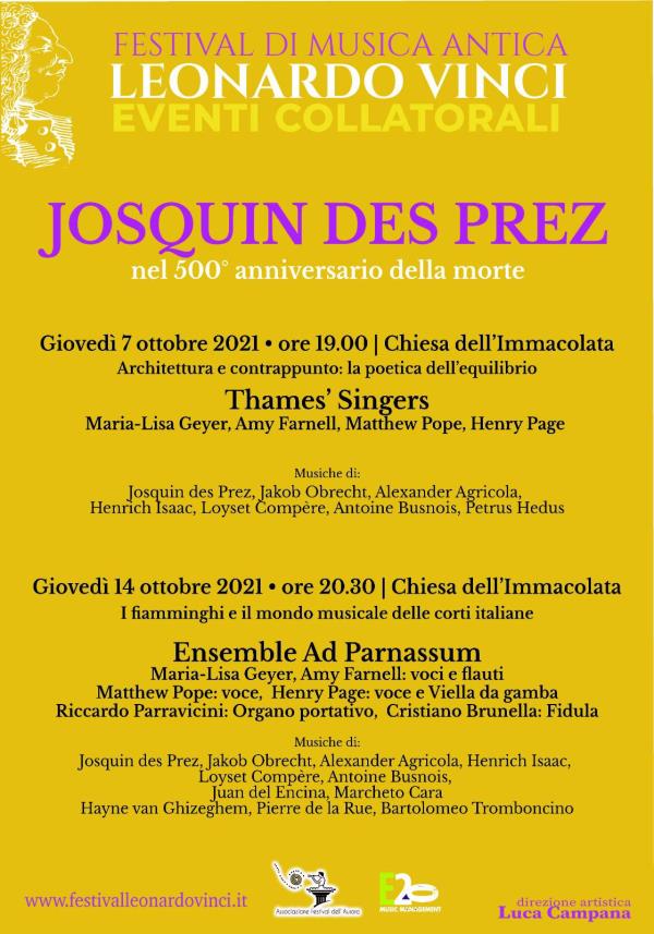 A Crotone due concerti per celebrare il genio musicale di Josquin des Prez images A Crotone due concerti per celebrare il genio musicale di Josquin des Prez
