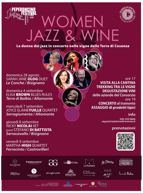 images Torna “Women, Jazz & Wine": nel castello di Serragiumenta di scena Joyce Elaine Yuille