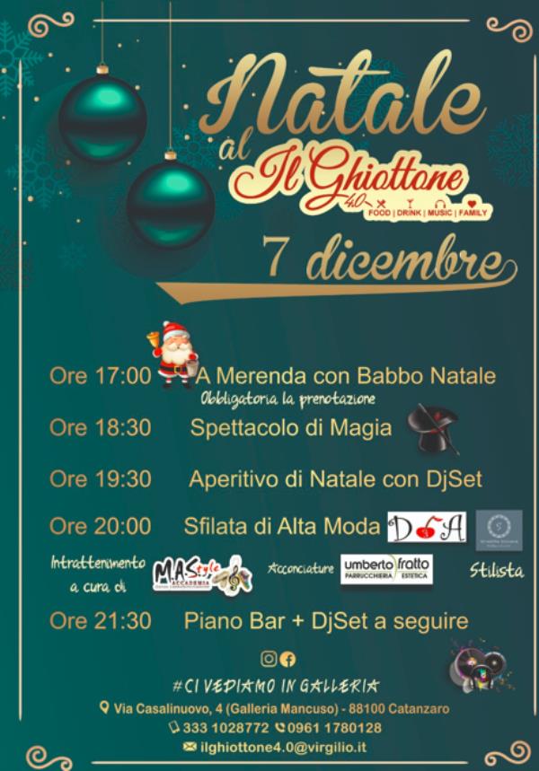 images Catanzaro, il Ghiottone 4.0 si veste a festa tra spettacoli natalizi e sfilate di moda 