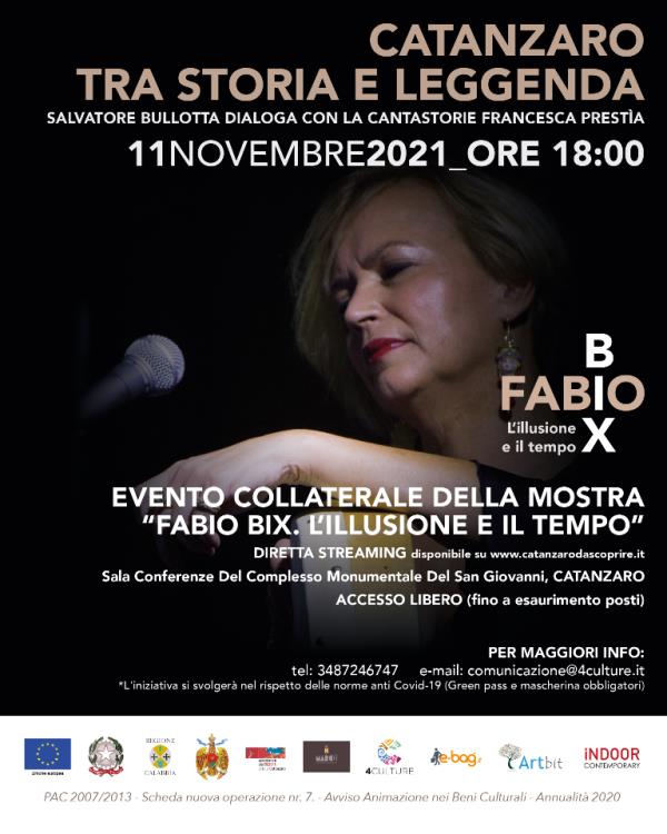 Catanzaro tra storia e leggenda: giovedì al San Giovanni, Salvatore Bullotta dialoga con la cantastorie Francesca Prestia images Catanzaro tra storia e leggenda: giovedì al San Giovanni, Salvatore Bullotta dialoga con la cantastorie Francesca Prestia