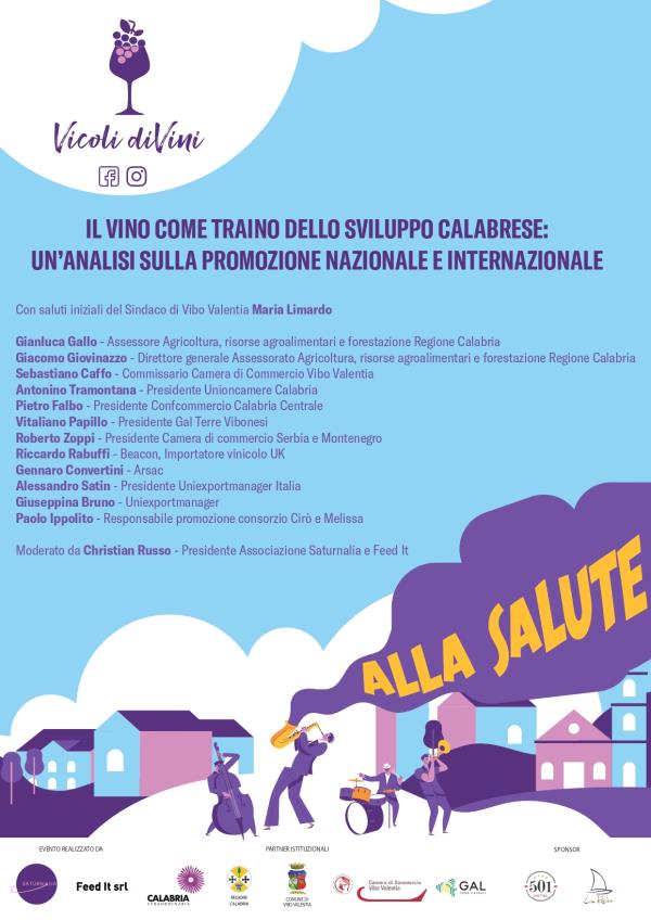 Il vino come traino dello sviluppo calabrese: domani a Vibo "Vicoli divini", un’analisi sulla promozione nazionale e internazionale images Il vino come traino dello sviluppo calabrese: domani a Vibo "Vicoli divini", un’analisi sulla promozione nazionale e internazionale