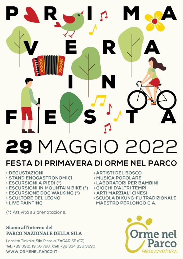 Zagarise, tutto pronto per la "Festa di primavera" al parco 'Orme nel parco' images Zagarise, tutto pronto per la "Festa di primavera" al parco 'Orme nel parco'