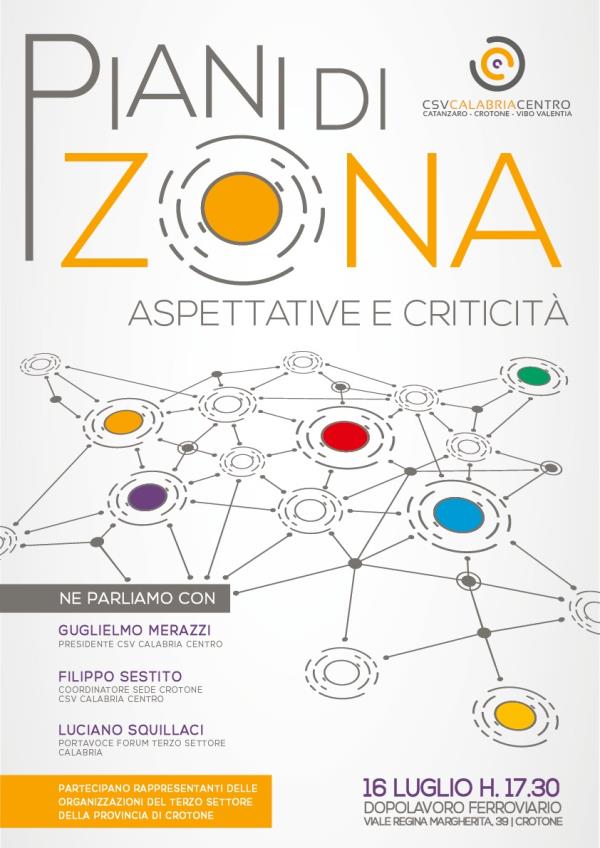 Crotone. Terzo settore, il CSV Calabria Centro organizza l’incontro “Piani di Zona: aspettative e criticità” images Crotone. Terzo settore, il CSV Calabria Centro organizza l’incontro “Piani di Zona: aspettative e criticità”