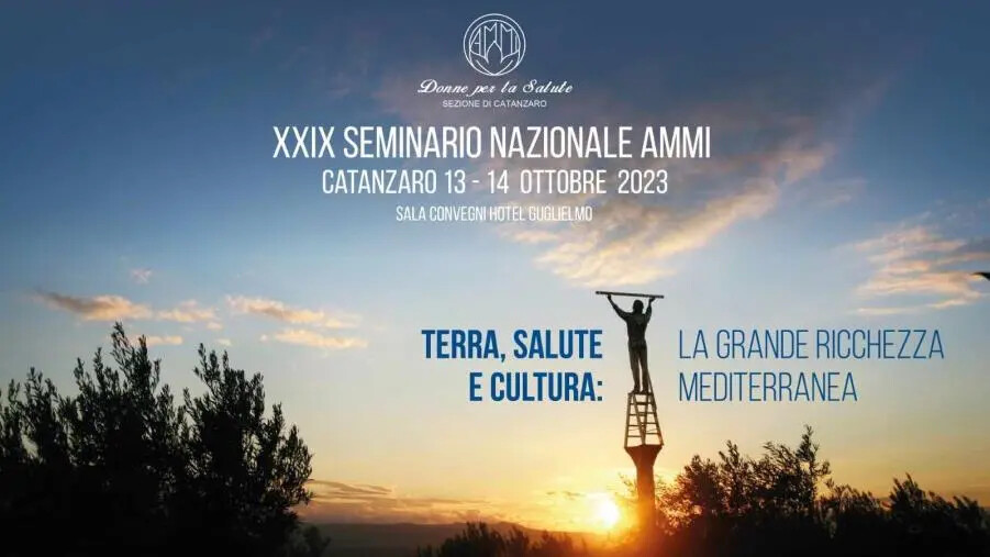 "Terra, salute e cultura: la grande ricchezza mediterranea”: ne parla l'Ammi a Catanzaro images "Terra, salute e cultura: la grande ricchezza mediterranea”: ne parla l'Ammi a Catanzaro