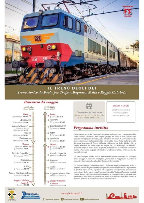 images L'associazione Ferrovie in Calabria: "Parte il treno degli dei, una nuova opportunità di turismo"