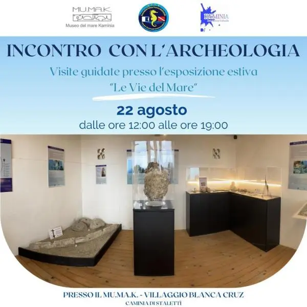 images "Incontro con l'archeologia" al Museo delle antiche ancore e del mare a Caminia di Stalettì