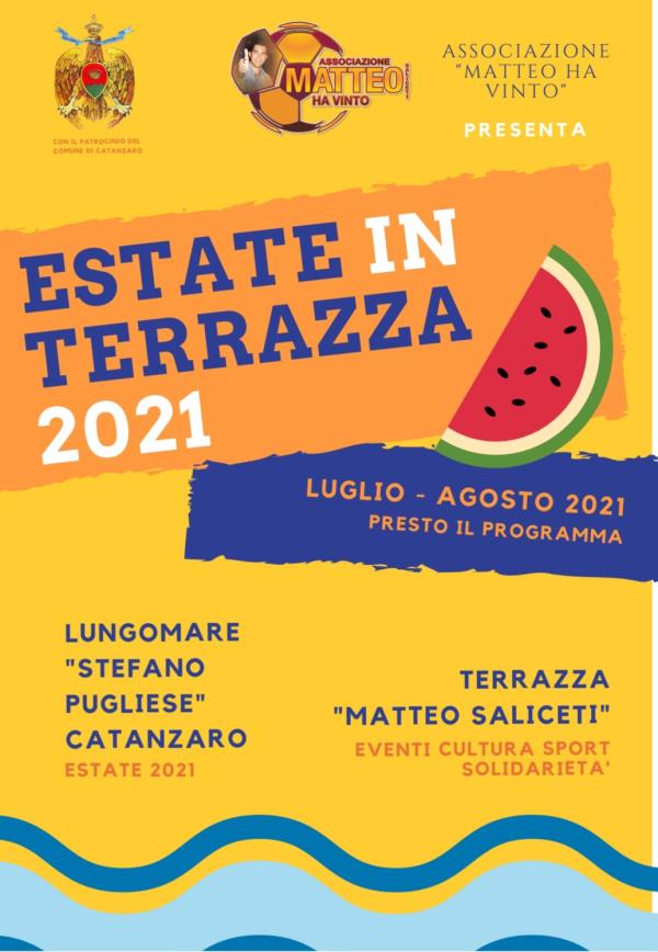 images Catanzaro. Rassegna "Un'estate in terrazza", Riccio: "Si comincia stasera nel ricordo di Matteo Saliceti"