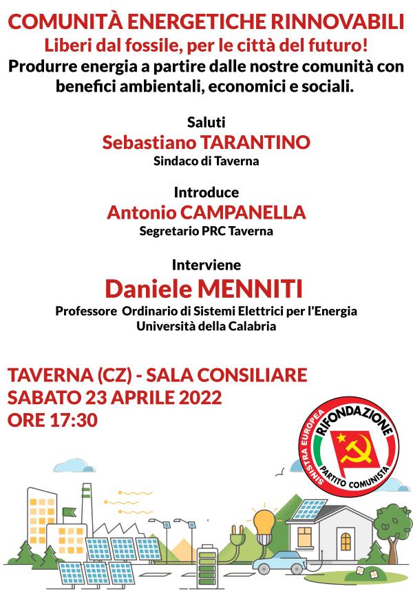 images Ambiente, sabato a Taverna tavola rotonda  con il professor Menniti dell'Università della Calabria