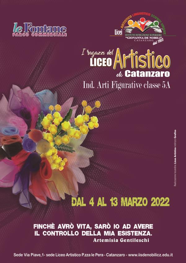 images Festa delle Donne, l'iniziativa del Liceo Artistico De Nobili di Catanzaro