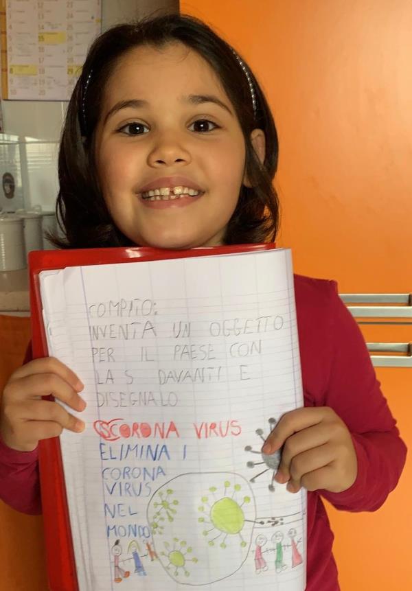 #iorestoacasa. La piccola Marta inventa lo "Scoronavirus" images #iorestoacasa. La piccola Marta inventa lo "Scoronavirus"