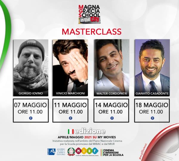 images Il Mgff shool in the city prosegue con le masterclass dedicate ai mestieri del cinema: venerdì ospite l'artista catanzarese Iovino 