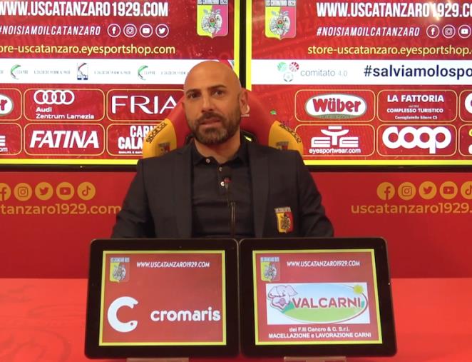 Us Catanzaro 1929, mister Calabro nel dopo gara: "Meritavamo la vittoria nell'arco dei novanta minuti, non concesso un rigore sacrosanto" images Us Catanzaro 1929, mister Calabro nel dopo gara: "Meritavamo la vittoria nell'arco dei novanta minuti, non concesso un rigore sacrosanto"