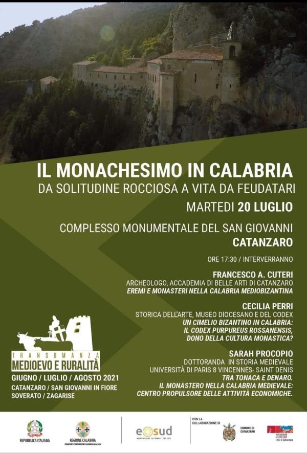 images Nuovo appuntamento con “Transumanza. Medioevo e ruralità”: domani al San Giovanni focus sul Monachesimo in Calabria