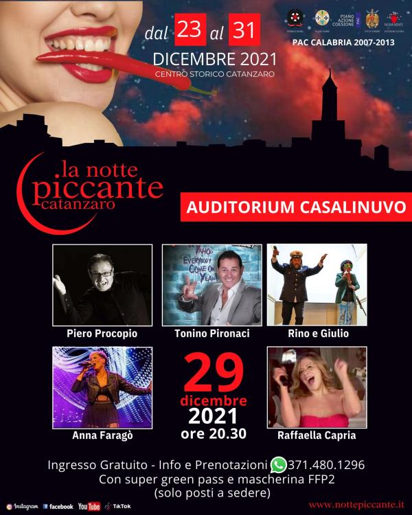 'Notte piccante' a Catanzaro: un lungometraggio e musica per il lungo pomeriggio rosso passione images 'Notte piccante' a Catanzaro: un lungometraggio e musica per il lungo pomeriggio rosso passione