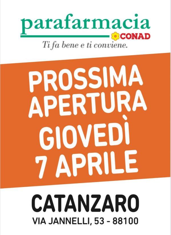 Catanzaro, apre il 7 aprile una nuova e moderna parafarmacia Conad in via Jannelli images Catanzaro, apre il 7 aprile una nuova e moderna parafarmacia Conad in via Jannelli