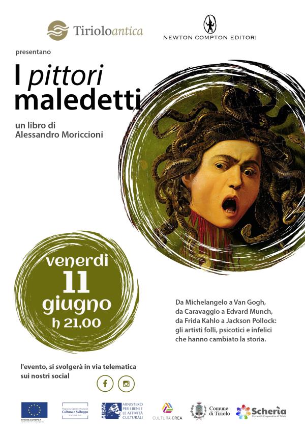 Domani la presentazione de "I pittori maledetti" di Moriccioni, sui canali social di Tiriolo Antica images Domani la presentazione de "I pittori maledetti" di Moriccioni, sui canali social di Tiriolo Antica