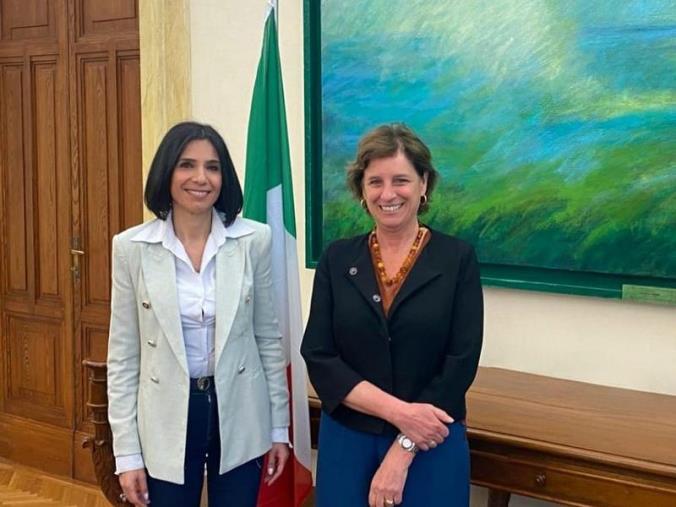 images Incontri romani per la vicepresidente Princi: "I ministri Messa e Bianchi seguono con attenzione la Calabria"