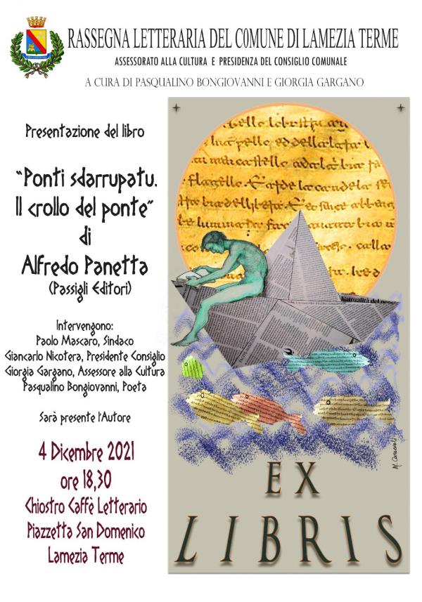 Lamezia Terme. Al via la rassegna “Ex libris”: primo appuntamento con il poeta di origine locrese Alfredo Panetta images Lamezia Terme. Al via la rassegna “Ex libris”: primo appuntamento con il poeta di origine locrese Alfredo Panetta