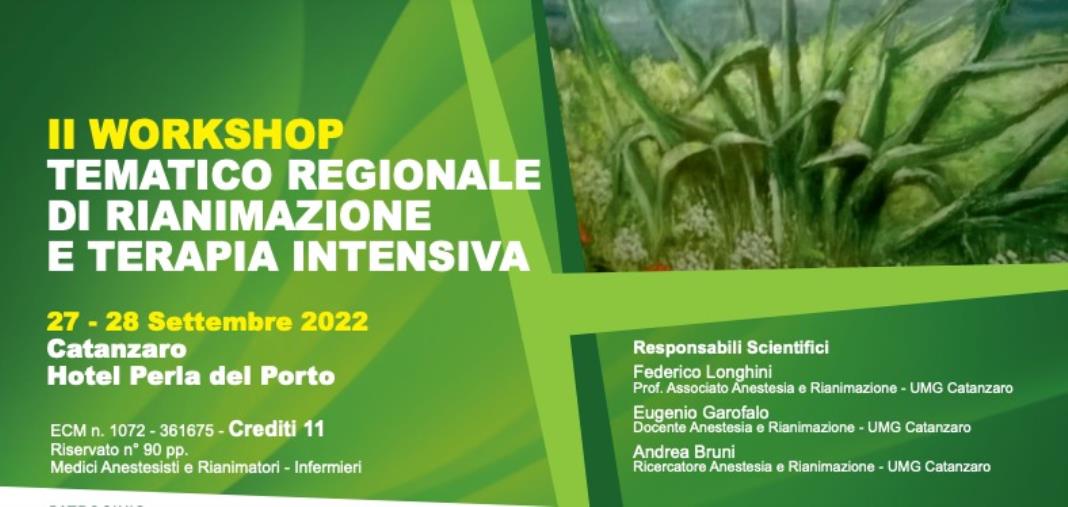 Rianimazione e Terapia intensiva, a Catanzaro il workshop promosso dal Policlinico images Rianimazione e Terapia intensiva, a Catanzaro il workshop promosso dal Policlinico