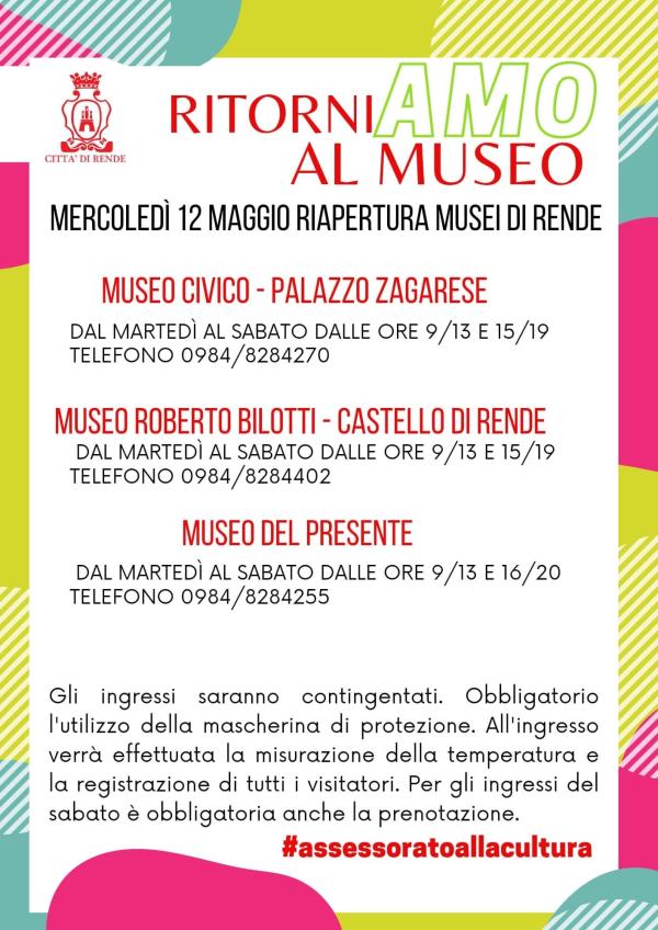 images Da domani riapre il Polo museale di Rende